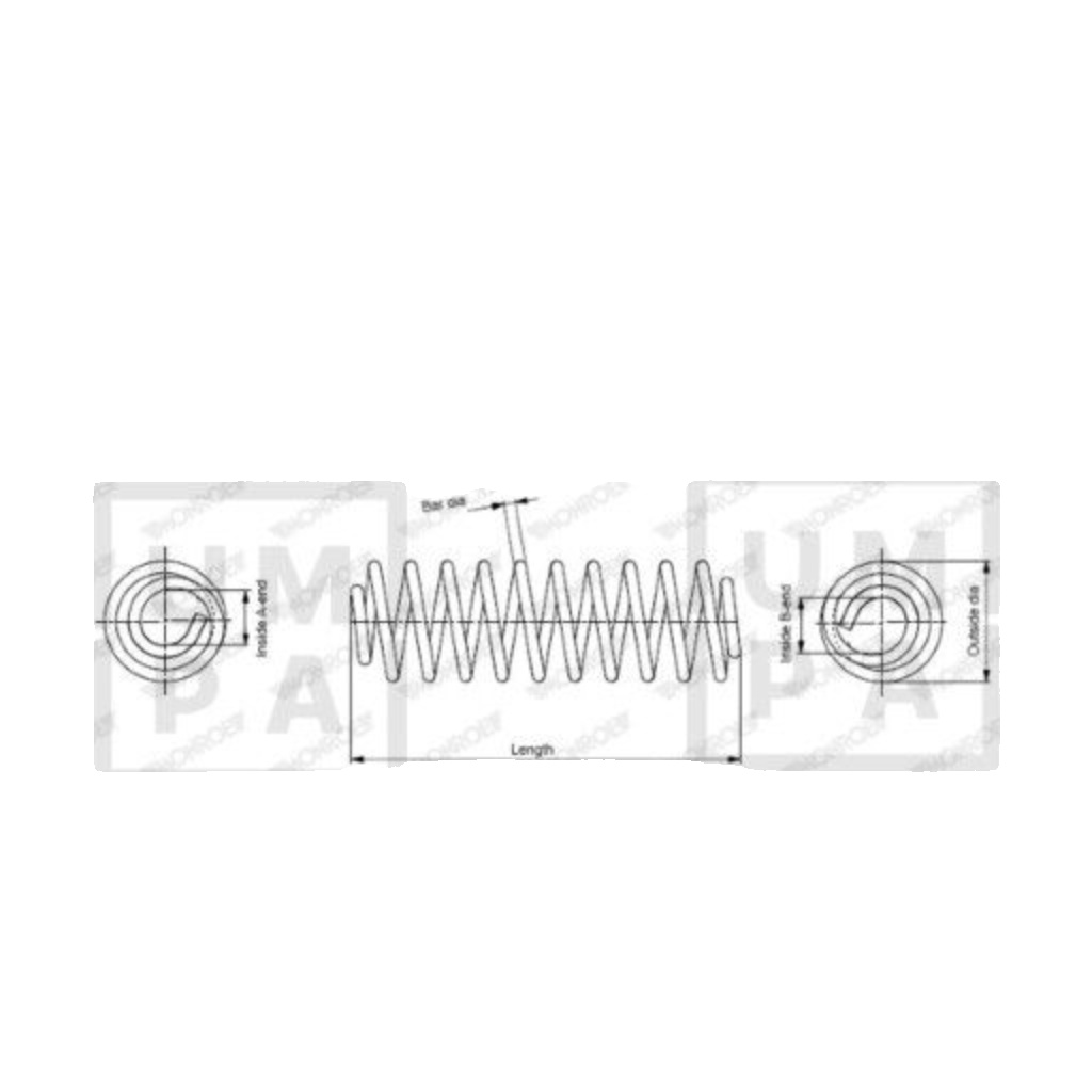 New Coil Spring for CITROËN PEUGEOT:PARTNER Box Body/MPV,BERLINGO Box Body/MPV