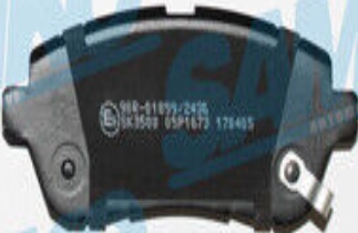 SAMKO 5SP1673 Brake Pad Set, disc brake for DAIHATSU,FORD AUSTRALIA,MAZDA,SUBARU