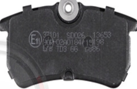 A.B.S.-OE 37101-OE Brake Pad Set, disc brake for FORD