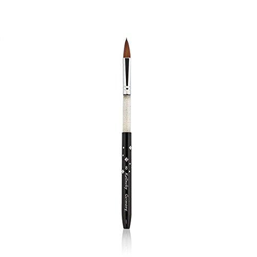 Kads Kolinsky Sable Brush Professional Kolinsky Sable Acrylic Nail Brush For Acrylic Brush Size 8#