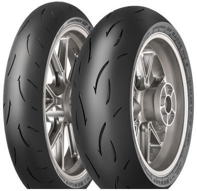 TYRE PAIR DUNLOP 120/70-17 (58W) + 200/55-17 (78W) GP RACER D212 M