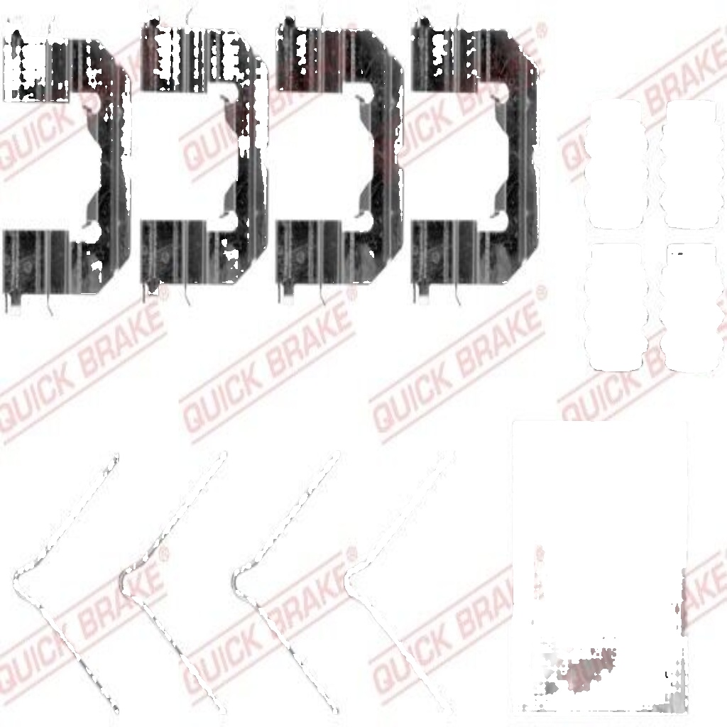 BRAKE PAD FITTING KIT 109-0089 QUICK BRAKE for HYUNDAI OPEL