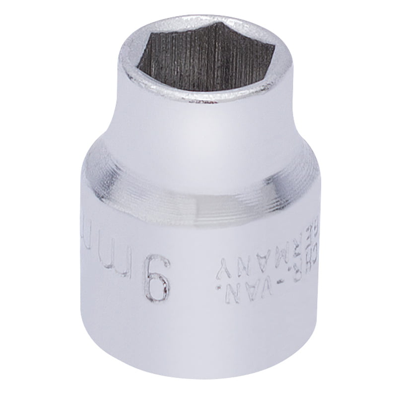 Draper 25854 Elora Hexagon Socket 3/8"" Sq Dr 9mm