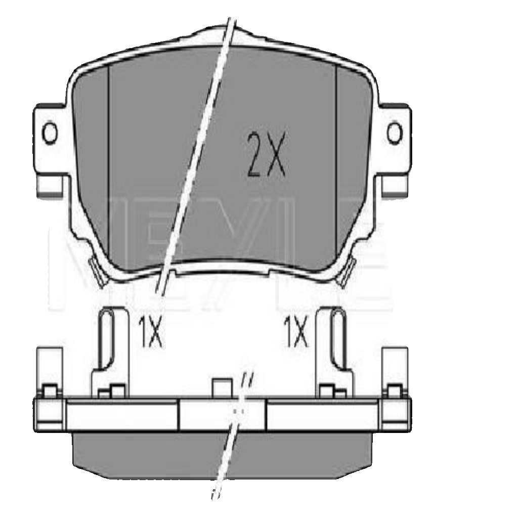 Fits MEYLE 025 259 6515 HAM PADS. WVA  ⭐UK Stock⭐