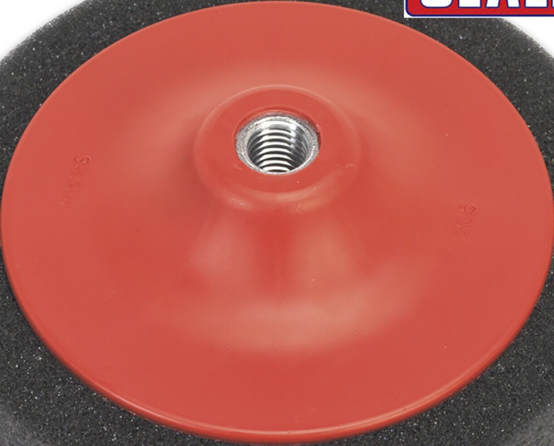Sealey 150mm x 50mm M14 Polishing Buffing Head, Pad, Mop, Sponge Soft, Med, Firm