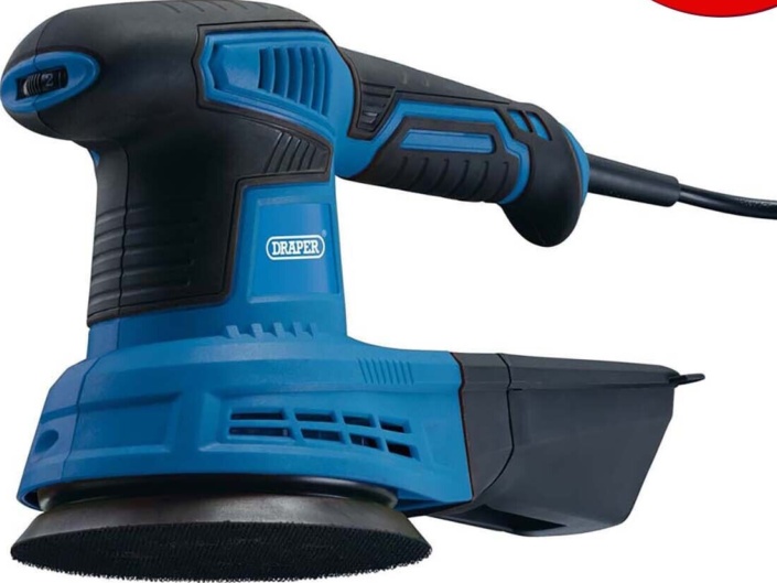 Draper 92624 230V Random Orbit Sander 125mm 450W