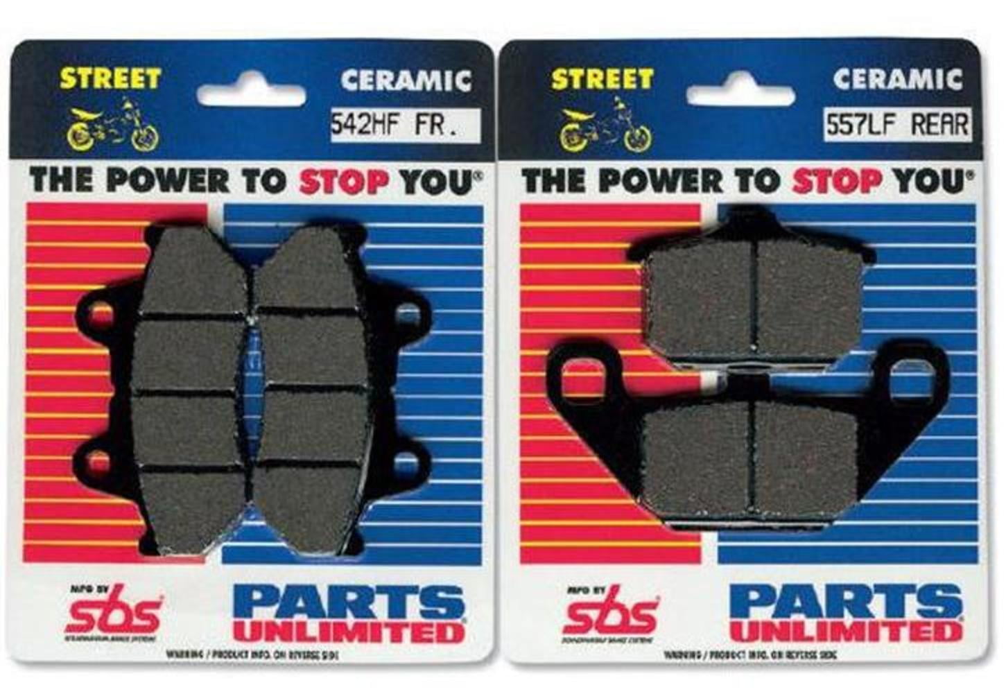 Brake Pads for BMW K 1200 LT INTEGRAL ABS 1997-1998 Rear Street SBS
