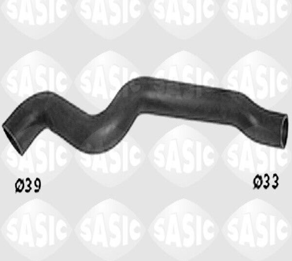 Lower SASIC SWH6744 Radiator Hose for OPEL