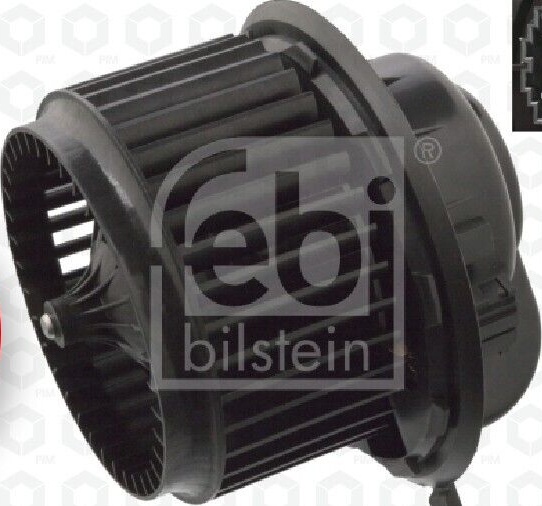 106363 FEBI BILSTEIN Interior Blower for AUDI,SEAT,VW