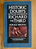 Horace Walpole ; with an introduction and notes by P.W. Hammond.: