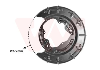 SPLASH GUARD BRAKE DISC 8207373 FOR HYUNDAI KIA CEE'D/PRO/SW/Hatchback 1.4L 4cyl