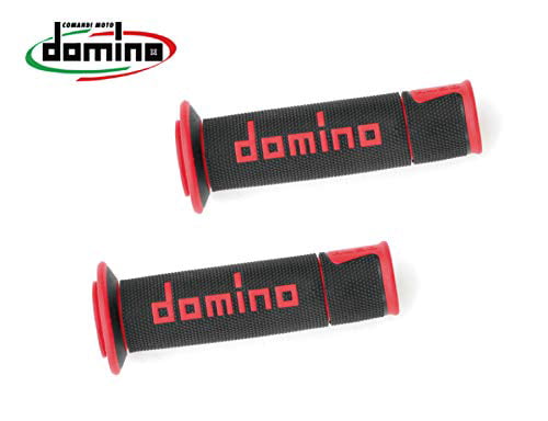 Free Shipping Domino Handlebars On Road Racing Black-Red Open D 22 mm L 120 mm