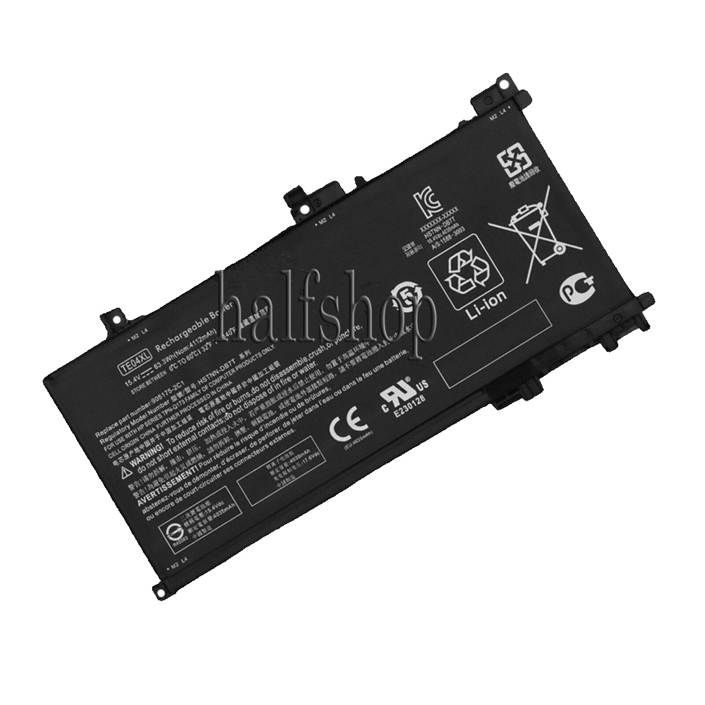 15.4V TE04XL Battery for HP OMEN 15-AX200 15-AX214TX Pavilion 15-BC200 15T-BC200