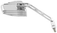 Free Shipping Highsider Pro Wave Handlebar Mirror Black/Chrome For Motorcycle