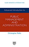 Advanced Introduction to Public Management and Administration Pollitt Paperback