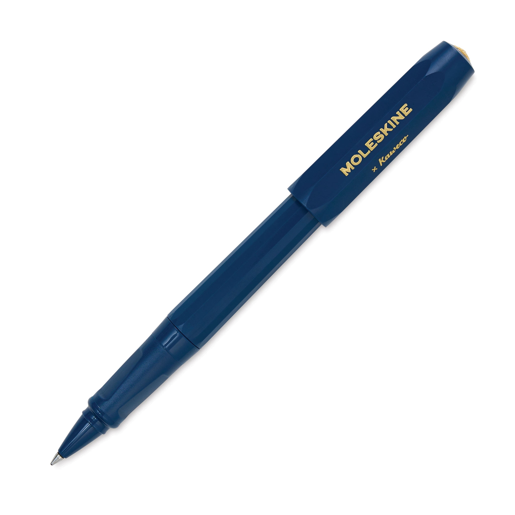 Moleskine x Kaweco, Penna Roller Ricaricabile in Plastica ABS, per Scrivere e Prendere Appunti, Ricaricabile con 0,7 mm di Inchiostro Nero Incluso, Colore Blu - Image 3