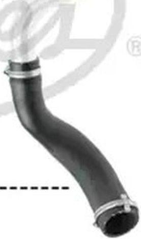 Air duct pipe AEM (Ethylene Acrylate Rubber) 09-0662 GATES for FORD FOCUS II