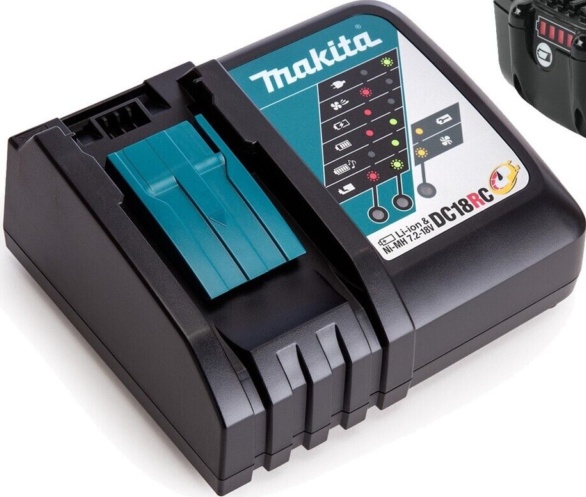 MAKITA BL1860B/DC18RC 2x6Ah 18v Charger & battery pack