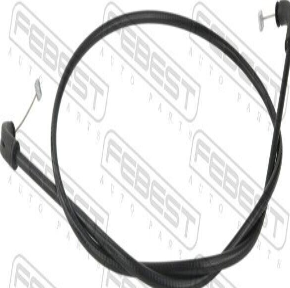 Front Bonnet Cable FEBEST 19101-E65F for 7 Series 7 (E65, E66, E67)